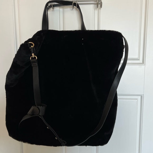 Faux fur tote bag - Picture 2 of 4
